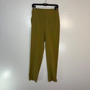 Athleta Pants Womens 4 Tall Green Pull On Ankle Slim Leg Dressy Jogger